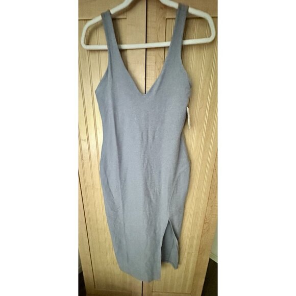 Beyond Yoga Women's Spacedye Inspire Midi Dress Cloud Gray Size Small NWT - Picture 6 of 6
